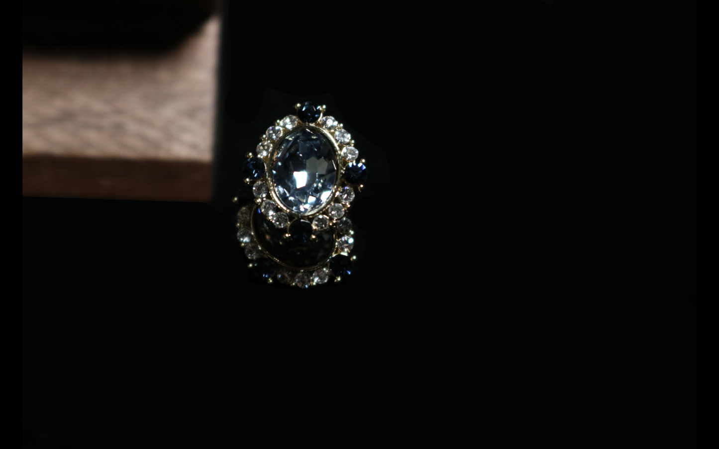 Deep Blue Center-Stone