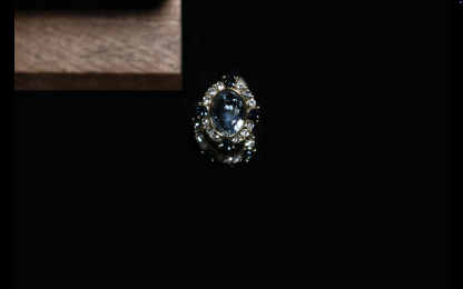 Deep Blue Center-Stone