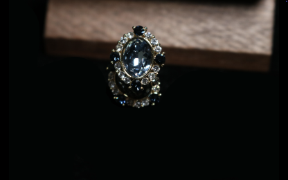 Deep Blue Center-Stone