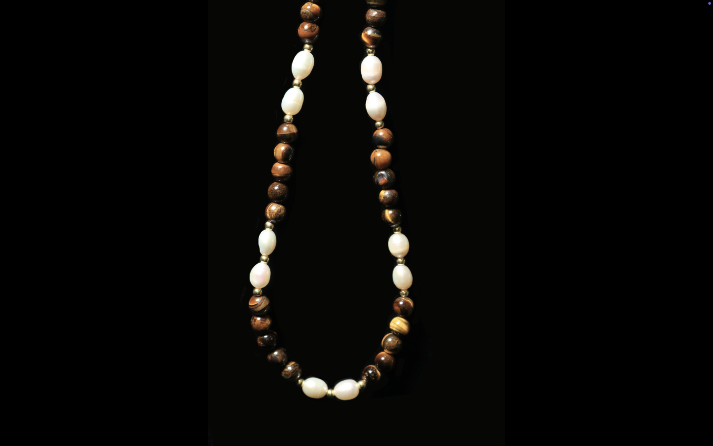 Brown-Tone Tiger Eye Pearl