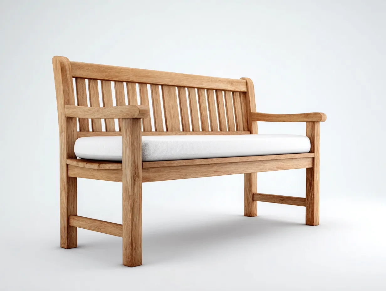 Banc de jardin - bois massif - 178x76x100 cm - bois naturel - style naturel-Nookuppad