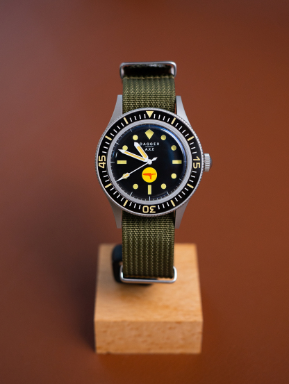 DAGGER AXE "Commando" Vintage Mil-Spec Diver 200M - Ref. DG-Y04 | Tax & Duty Included