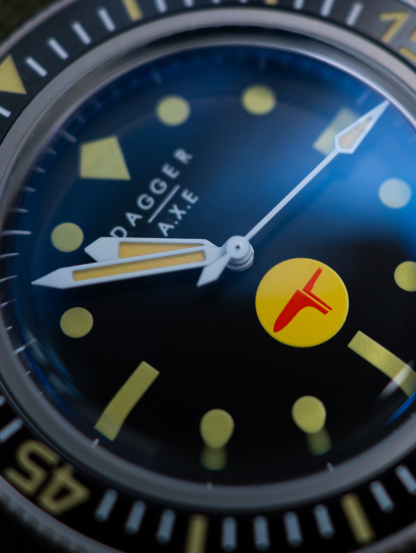 DAGGER AXE "Commando" Vintage Mil-Spec Diver 200M - Ref. DG-Y04 | Tax & Duty Included