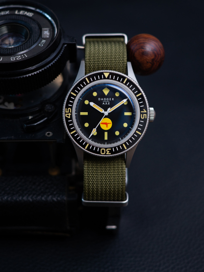 DAGGER AXE "Commando" Vintage Mil-Spec Diver 200M - Ref. DG-Y04 | Tax & Duty Included