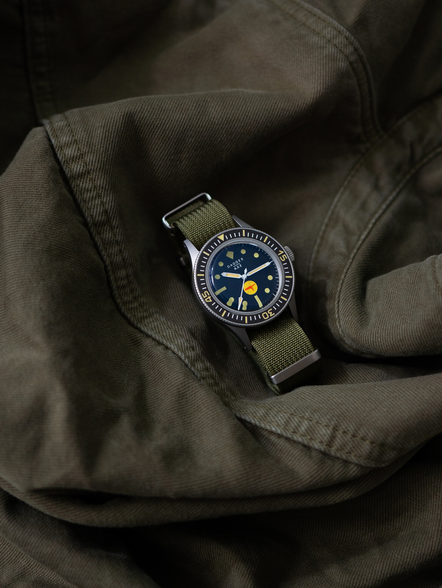 DAGGER AXE "Commando" Vintage Mil-Spec Diver 200M - Ref. DG-Y04 | Tax & Duty Included