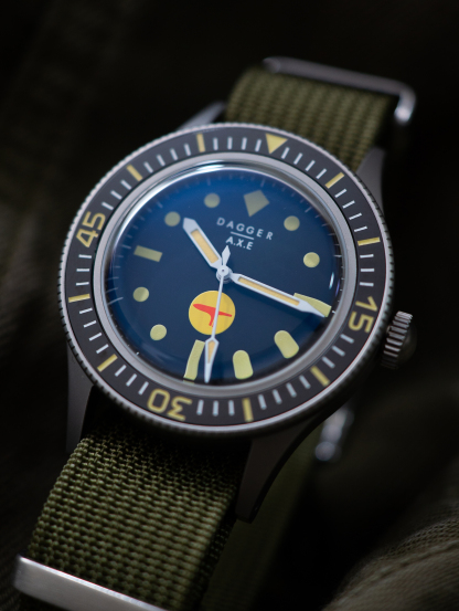 DAGGER AXE "Commando" Vintage Mil-Spec Diver 200M - Ref. DG-Y04 | Tax & Duty Included