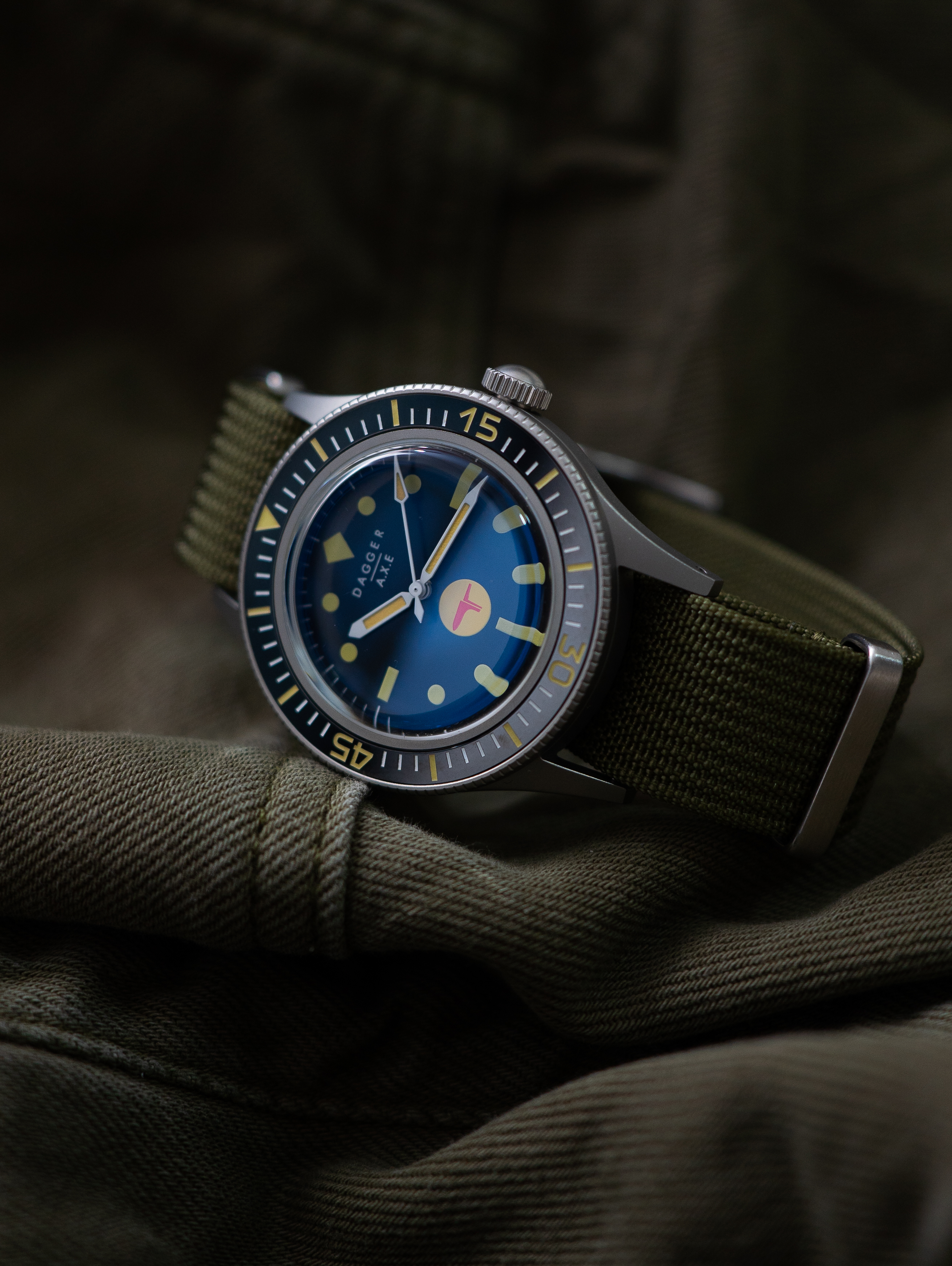 DAGGER AXE "Commando" Vintage Mil-Spec Diver 200M - Ref. DG-Y04 | Tax & Duty Included