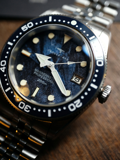 Dagger Axe DG-B7120 "Glacier Abyss" 39mm Automatic Diver - Designed by Lingo - Seiko NH35 - [Free Shipping & All Taxes Included]