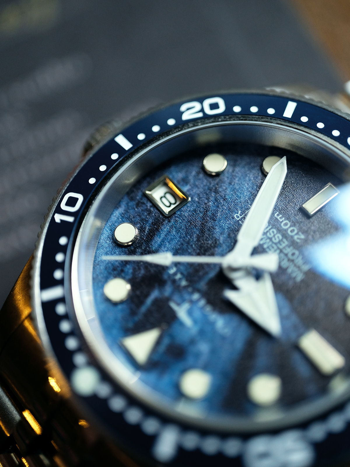 Dagger Axe DG-B7120 "Glacier Abyss" 39mm Automatic Diver - Designed by Lingo - Seiko NH35 - [Free Shipping & All Taxes Included]