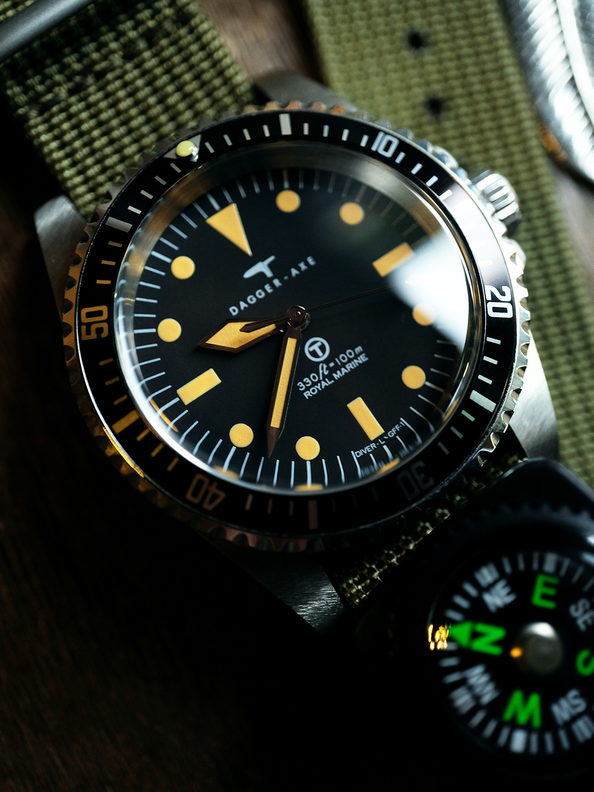 DAGGER AXE "Royal Marine" MilSub Gen 2 - Ref. DG-T008 | with Tactical Compass| Tax & Duty Included