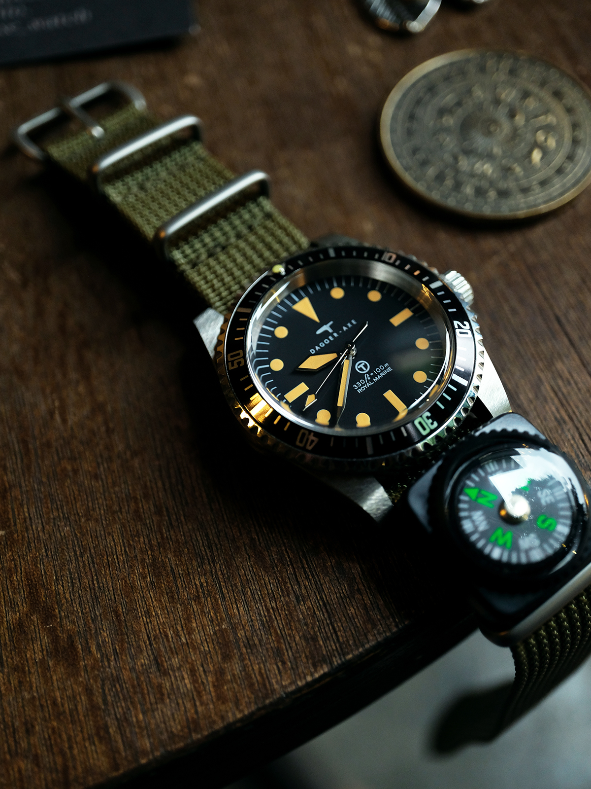 DAGGER AXE "Royal Marine" MilSub Gen 2 - Ref. DG-T008 | with Tactical Compass| Tax & Duty Included