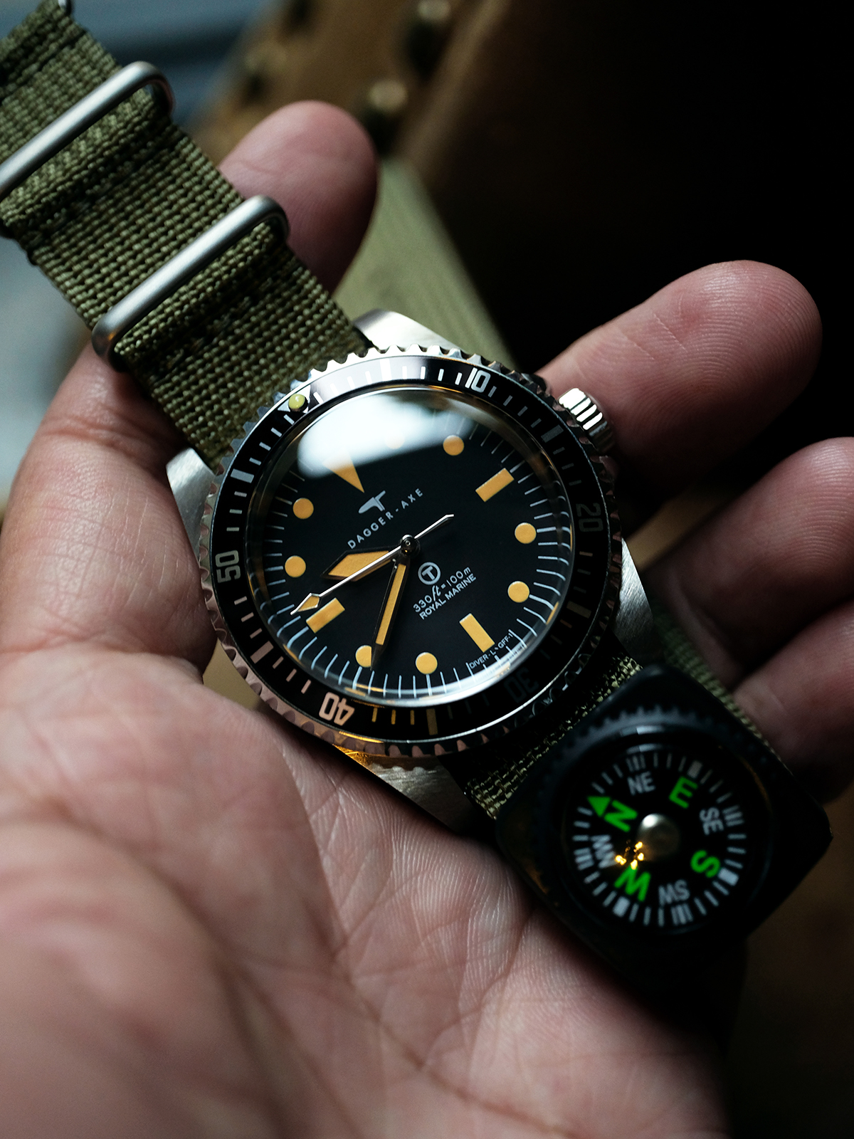 DAGGER AXE "Royal Marine" MilSub Gen 2 - Ref. DG-T008 | with Tactical Compass| Tax & Duty Included