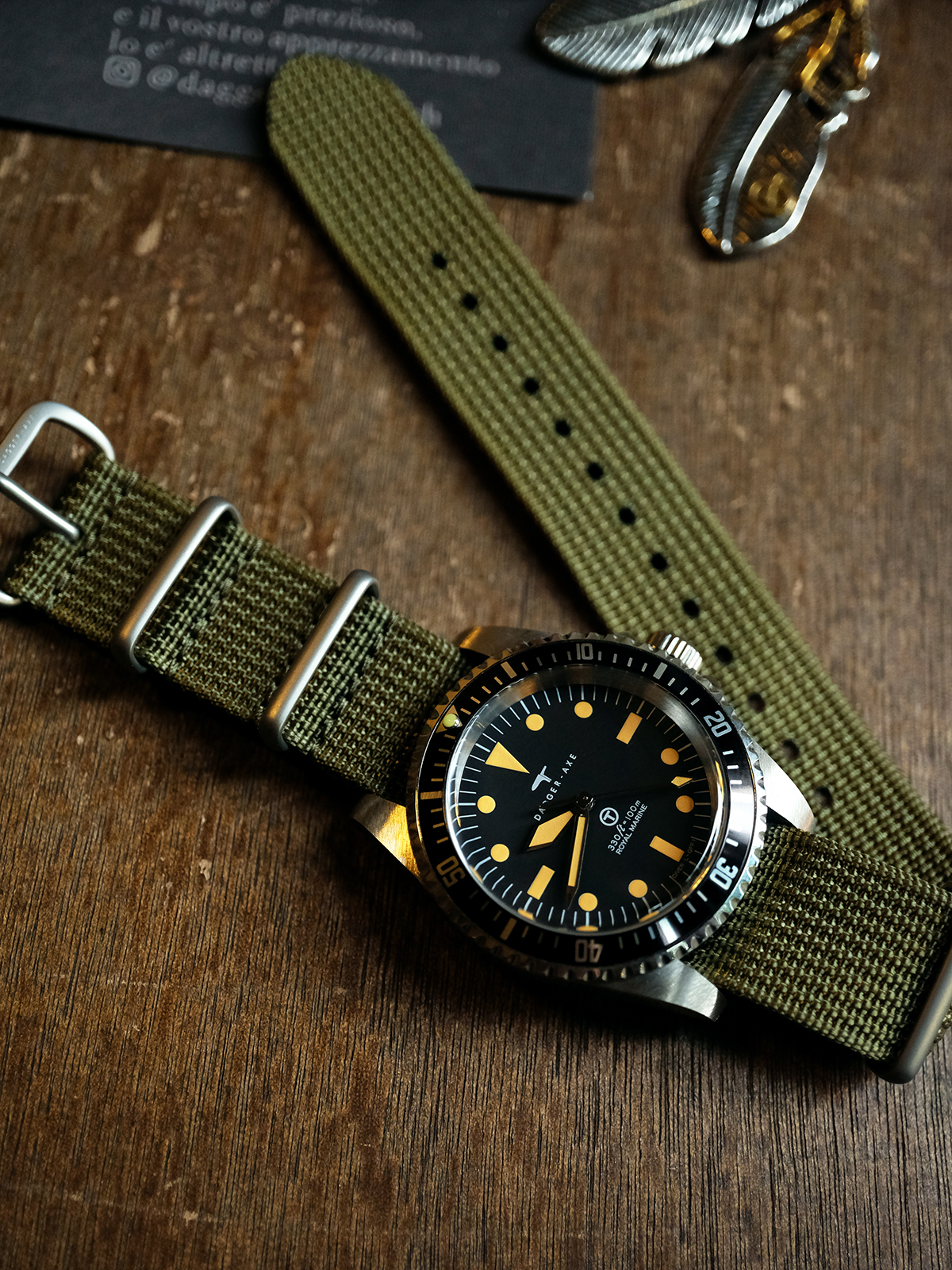 DAGGER AXE "Royal Marine" MilSub Gen 2 - Ref. DG-T008 | with Tactical Compass| Tax & Duty Included