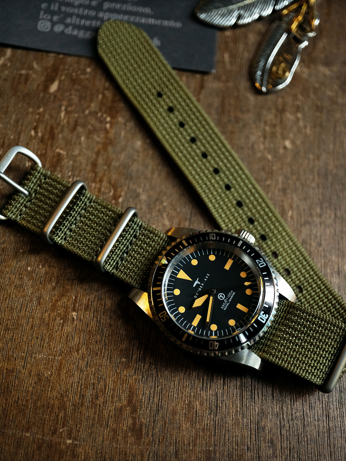 DAGGER AXE "Royal Marine" MilSub Gen 2 - Ref. DG-T008 | with Tactical Compass| Tax & Duty Included