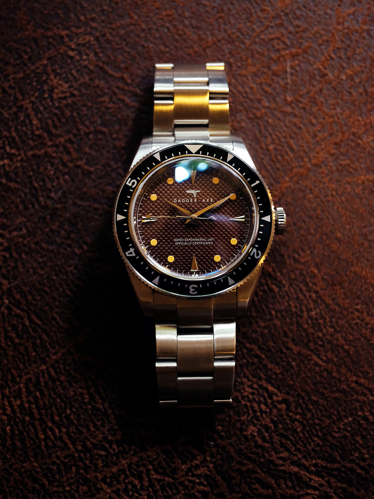 Dagger Axe DG-B6541 "Heritage GMT" – 39mm Vintage Tribute – 304L Steel Case – Seiko NH34 Movement – [Free Shipping & All Taxes Included]