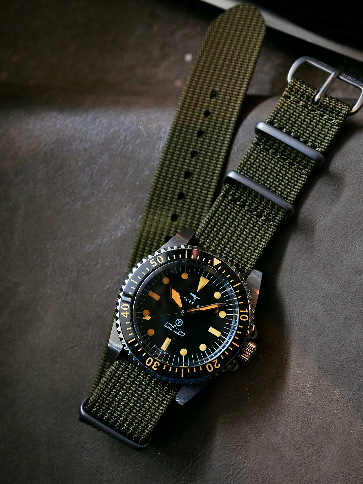 Dagger Axe DG-T007S "Royal Marine" – 39.5mm Mil-Spec Diver – Sapphire & NH35 – [Limited Launch Offer Under €150]