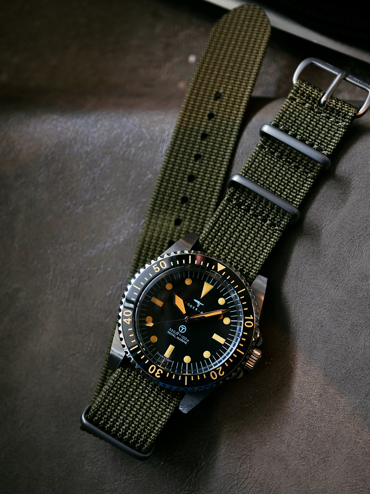 Dagger Axe DG-T007S "Royal Marine" – 39.5mm Mil-Spec Diver – Sapphire & NH35 – [Limited Launch Offer Under €150]