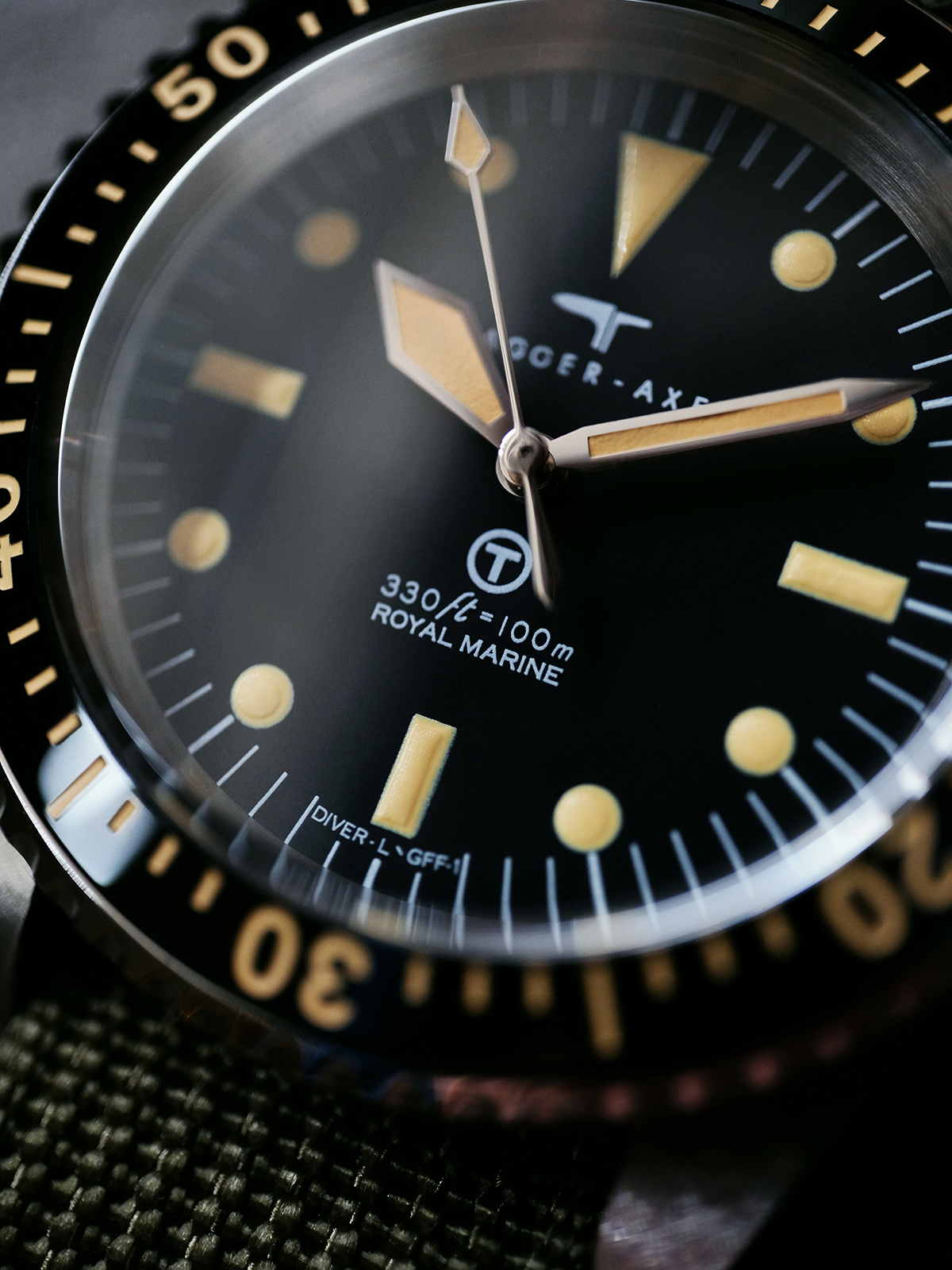 Dagger Axe DG-T007S "Royal Marine" – 39.5mm Mil-Spec Diver – Sapphire & NH35 – [Limited Launch Offer Under €150]