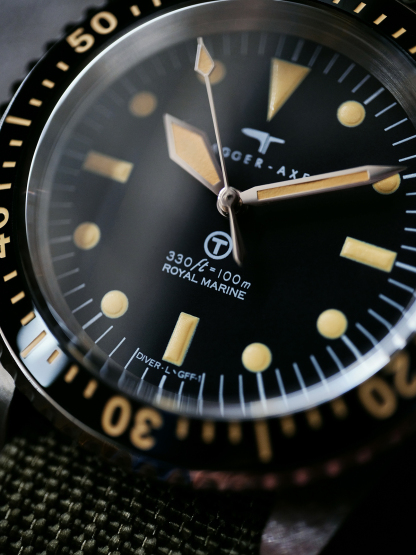 Dagger Axe DG-T007S "Royal Marine" – 39.5mm Mil-Spec Diver – Sapphire & NH35 – [Limited Launch Offer Under €150]