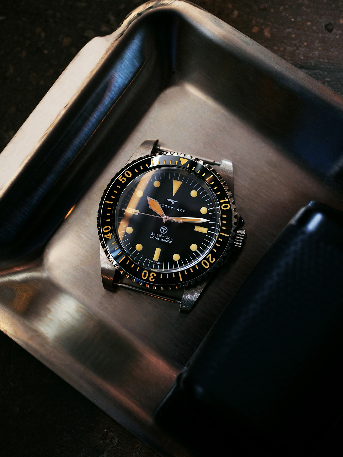 Dagger Axe DG-T007S "Royal Marine" – 39.5mm Mil-Spec Diver – Sapphire & NH35 – [Limited Launch Offer Under €150]