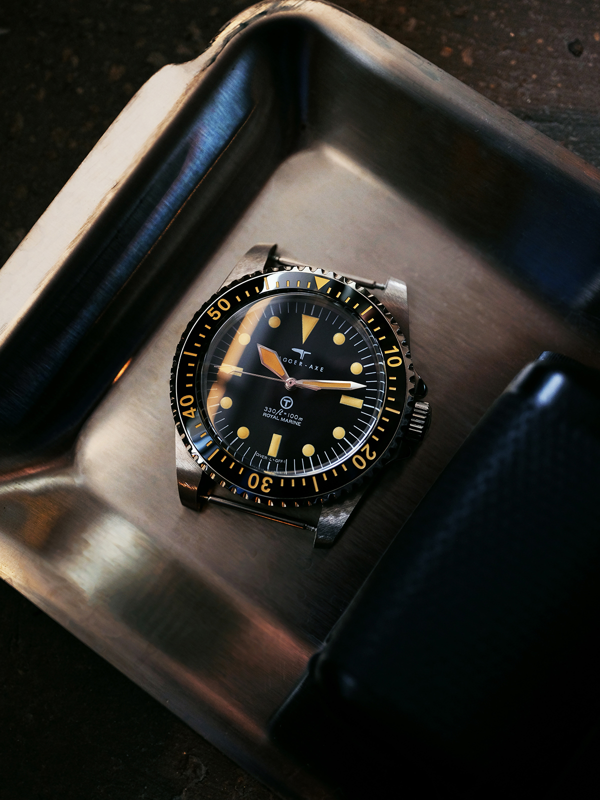 Dagger Axe DG-T007S "Royal Marine" – 39.5mm Mil-Spec Diver – Sapphire & NH35 – [Limited Launch Offer Under €150]