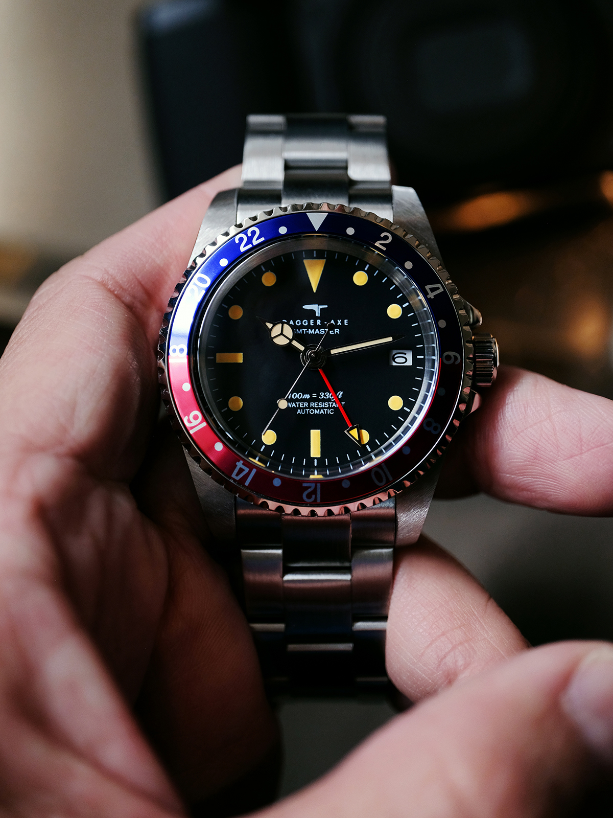 The "Transatlantic" Vintage GMT Pilot - Ref. DG-B6545 | Tax & Duty Included