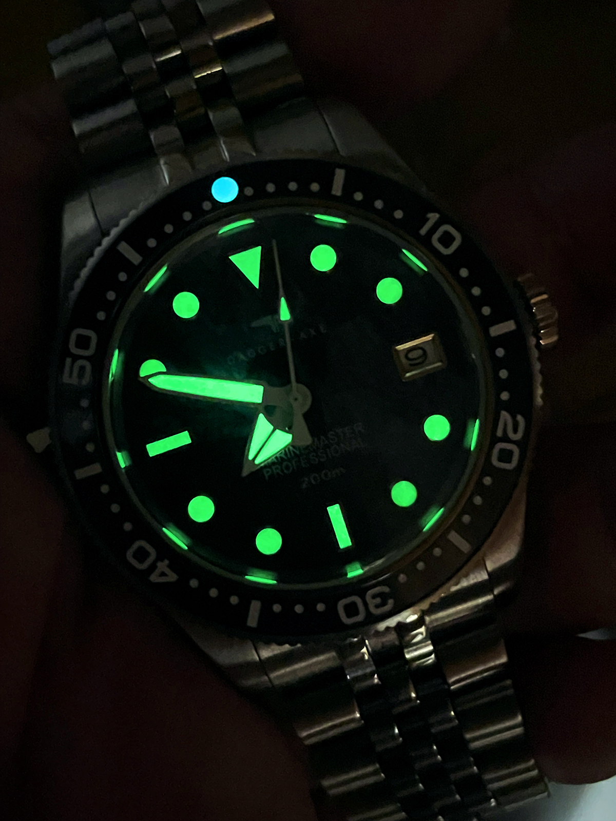 Dagger Axe DG-B7120 "Glacier Abyss" 39mm Automatic Diver - Designed by Lingo - Seiko NH35 - [Free Shipping & All Taxes Included]