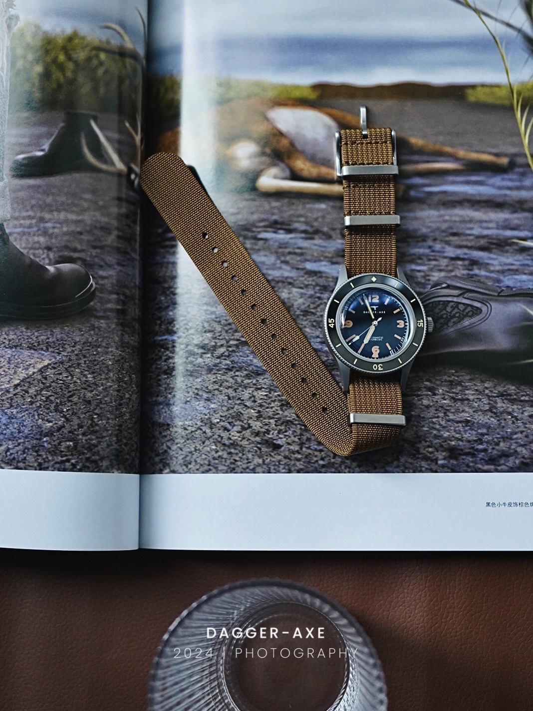 DAGGER AXE "Ocean Pioneer" Vintage Skin Diver 200M - Ref. DG-O03 | Tax & Duty Included