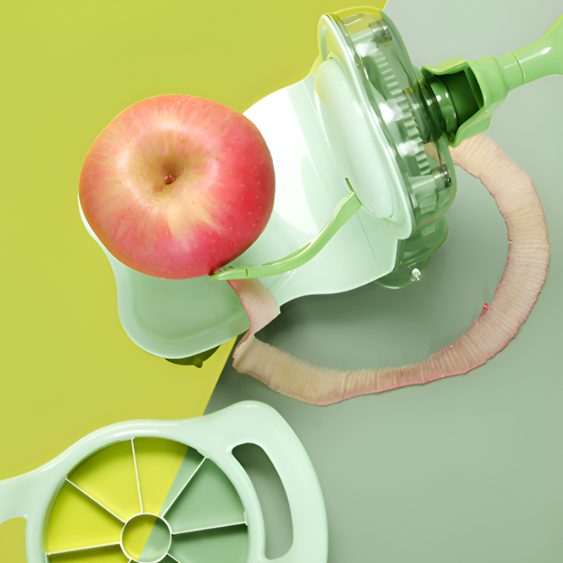 Pelador de manzana dos en uno