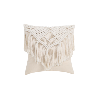 taie d'oreiller en corde de coton tissée