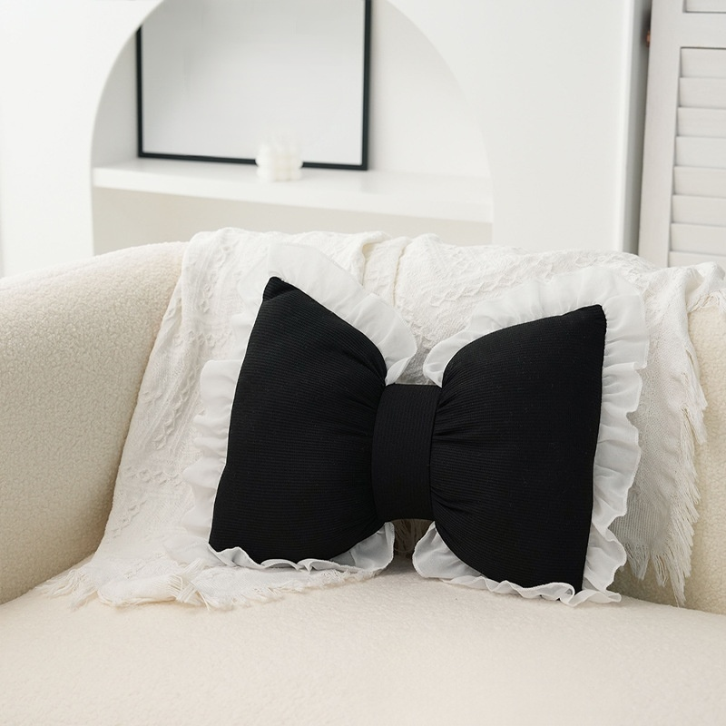 Coussin décoratif en forme de nœud