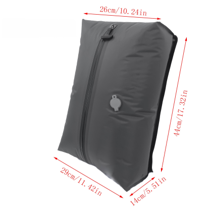 Kompakter Kleidersack für Reisen, pumpenfrei