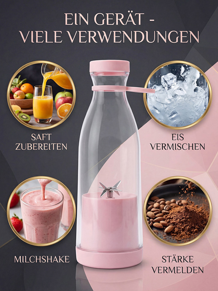 Reise-Mini-Elektro-Saftmixer.