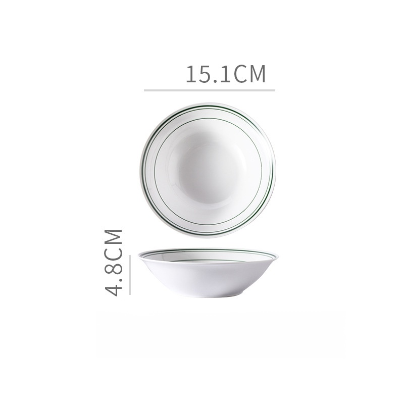 Vajilla de cerámica redonda