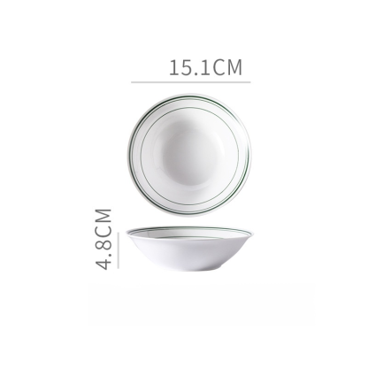 Vajilla de cerámica redonda