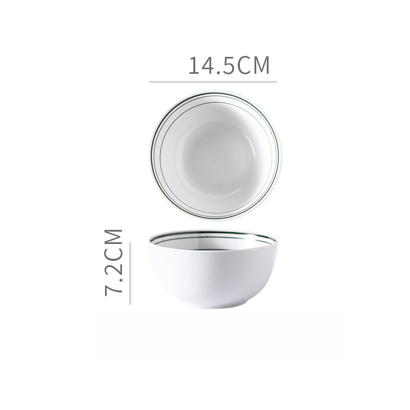 Vajilla de cerámica redonda