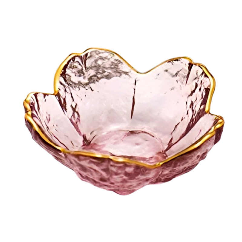 Ensaladera con forma de flor de cerezo