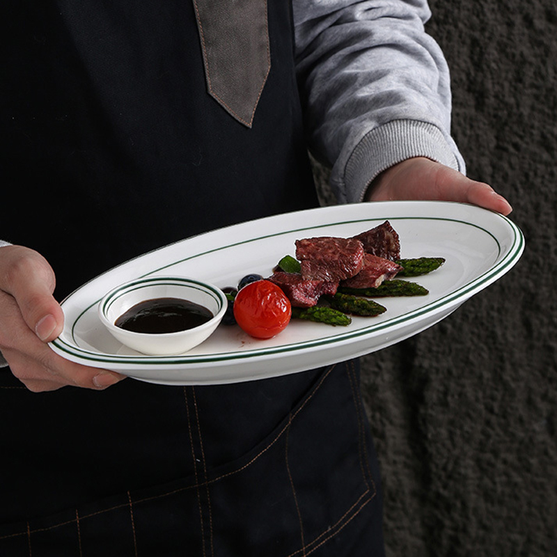 Vajilla de cerámica redonda