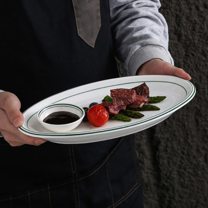 Vajilla de cerámica redonda