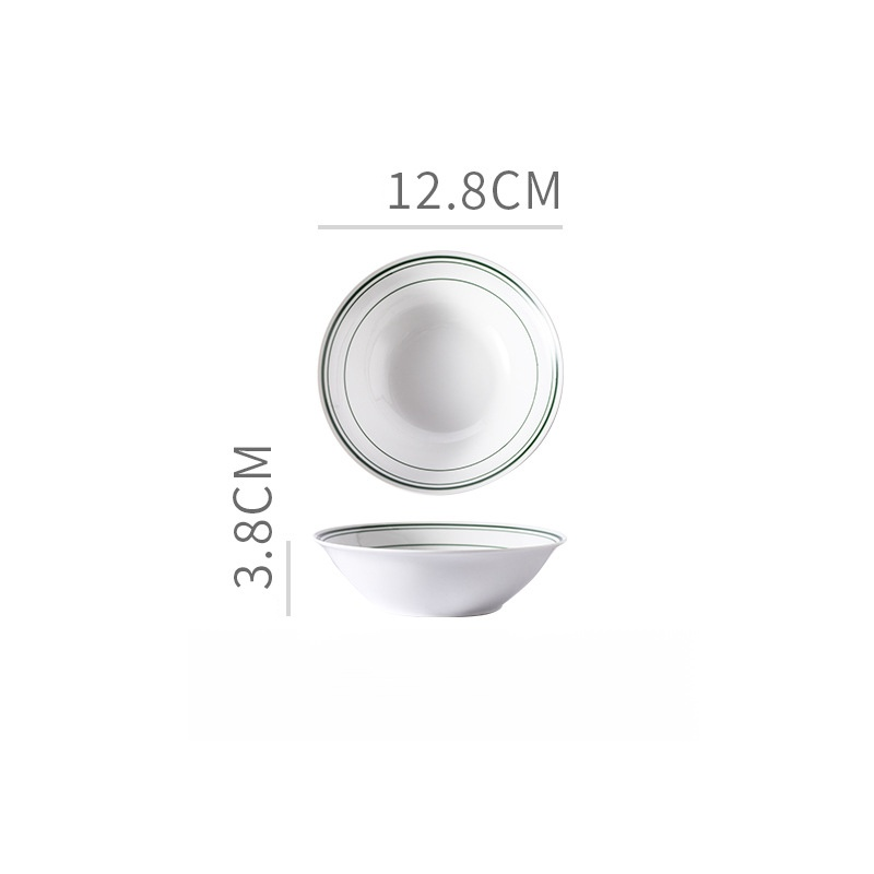 Vajilla de cerámica redonda