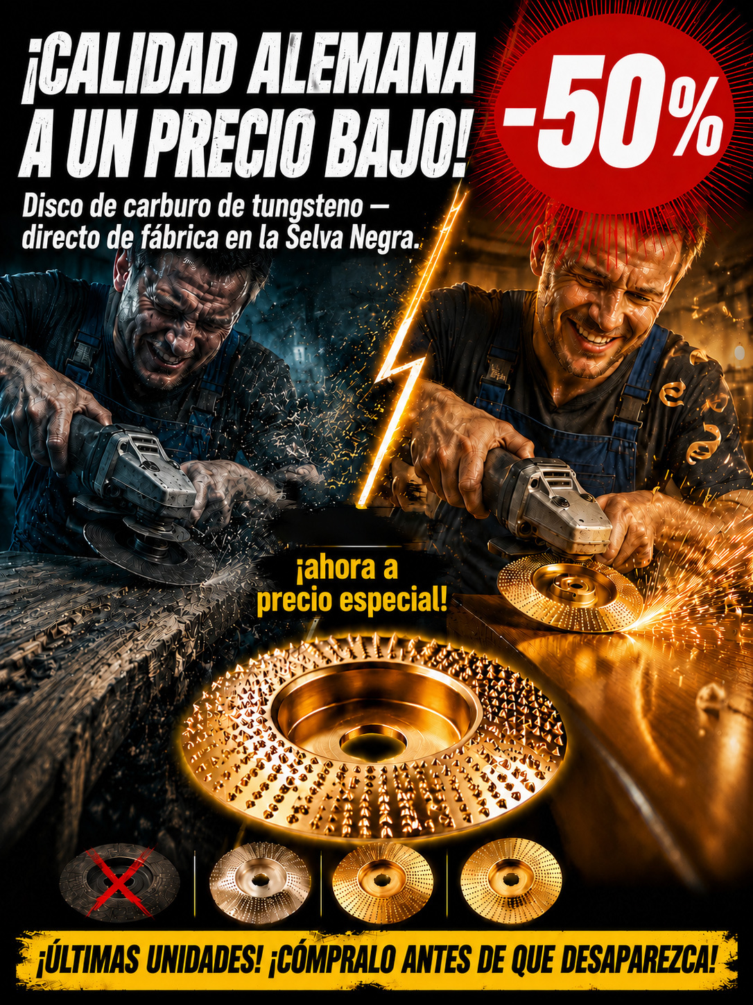 【🛠️ Disco Maestro Pro 🛠️】¡El favorito de los carpinteros en Home Depot! ⚡