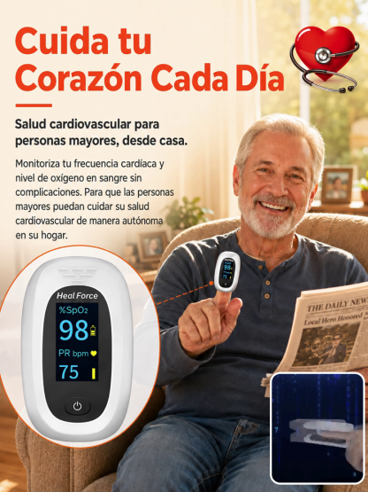 【✨ Pulsoximeter ✨】Medición en 3 segundos: ¡Preciso y sin dolor! 🚀