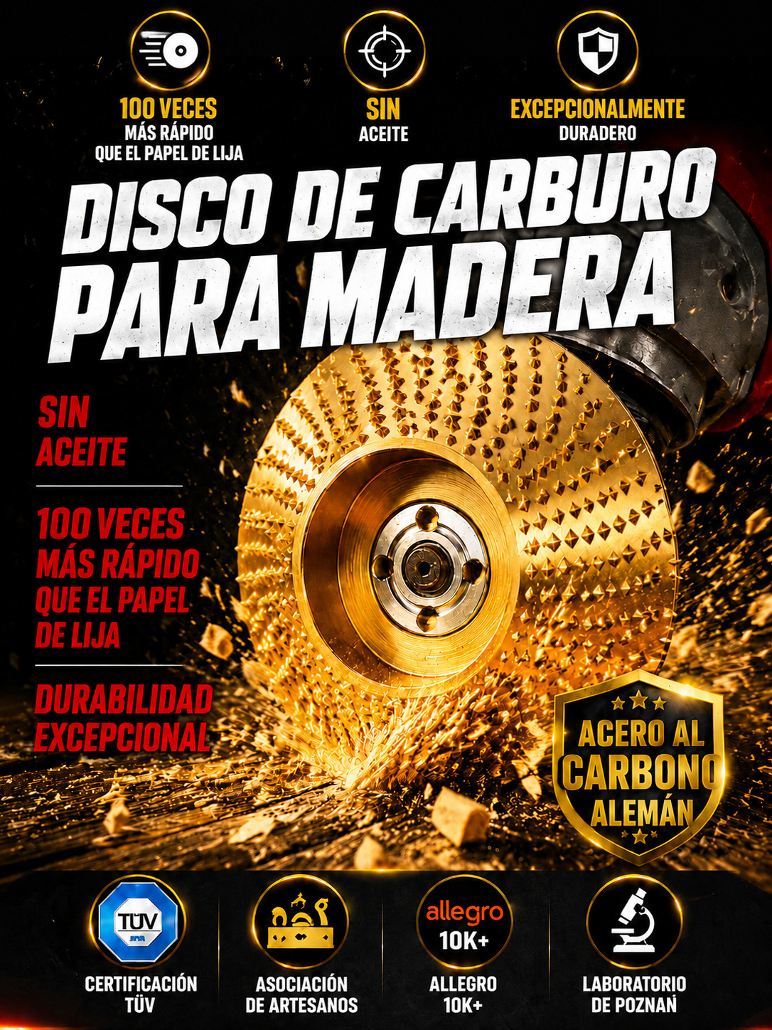 【🛠️ Disco Maestro Pro 🛠️】¡El favorito de los carpinteros en Home Depot! ⚡