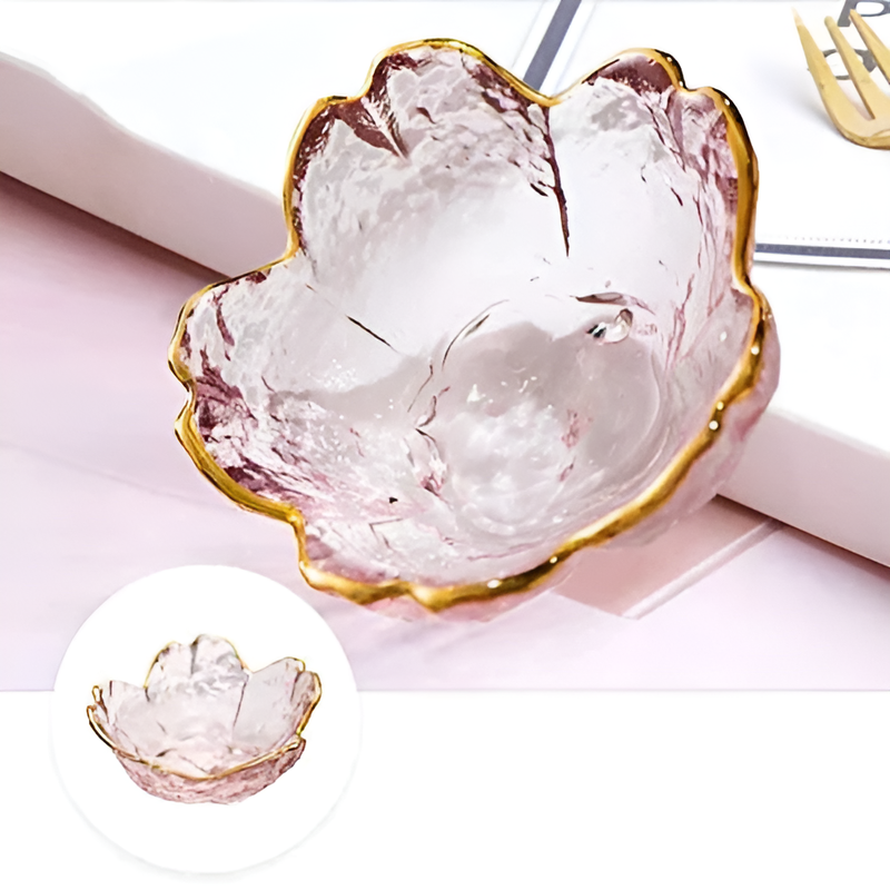 Ensaladera con forma de flor de cerezo