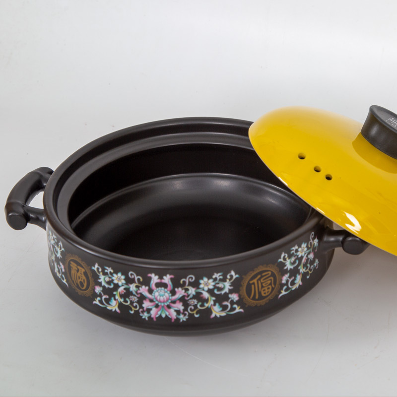 Cocotte en fonte émaillée pour cuisson à sec