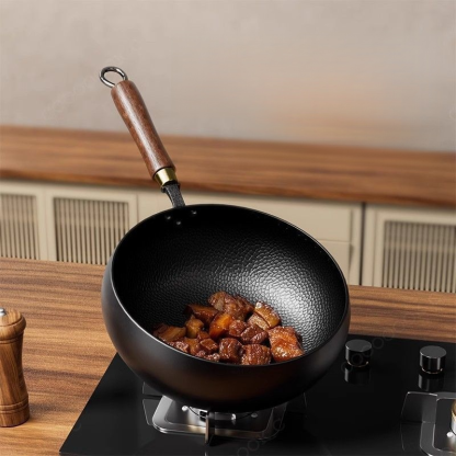 Poêle en fer profonde sans revêtement