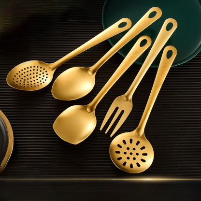 Spatule écumoire multifonction en acier inoxydable