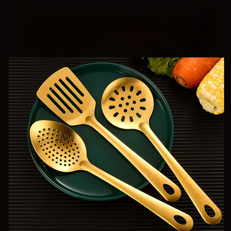 Spatule écumoire multifonction en acier inoxydable