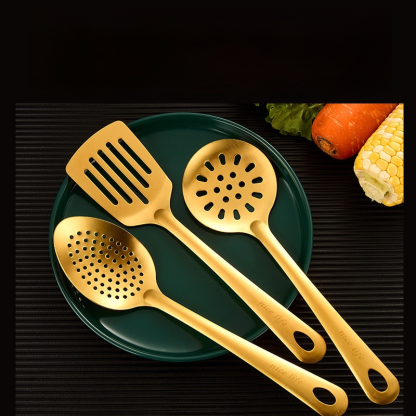 Spatule écumoire multifonction en acier inoxydable