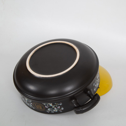 Cocotte en fonte émaillée pour cuisson à sec